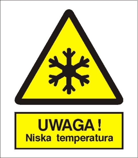 Ostrzeżenie przed niską temperaturą